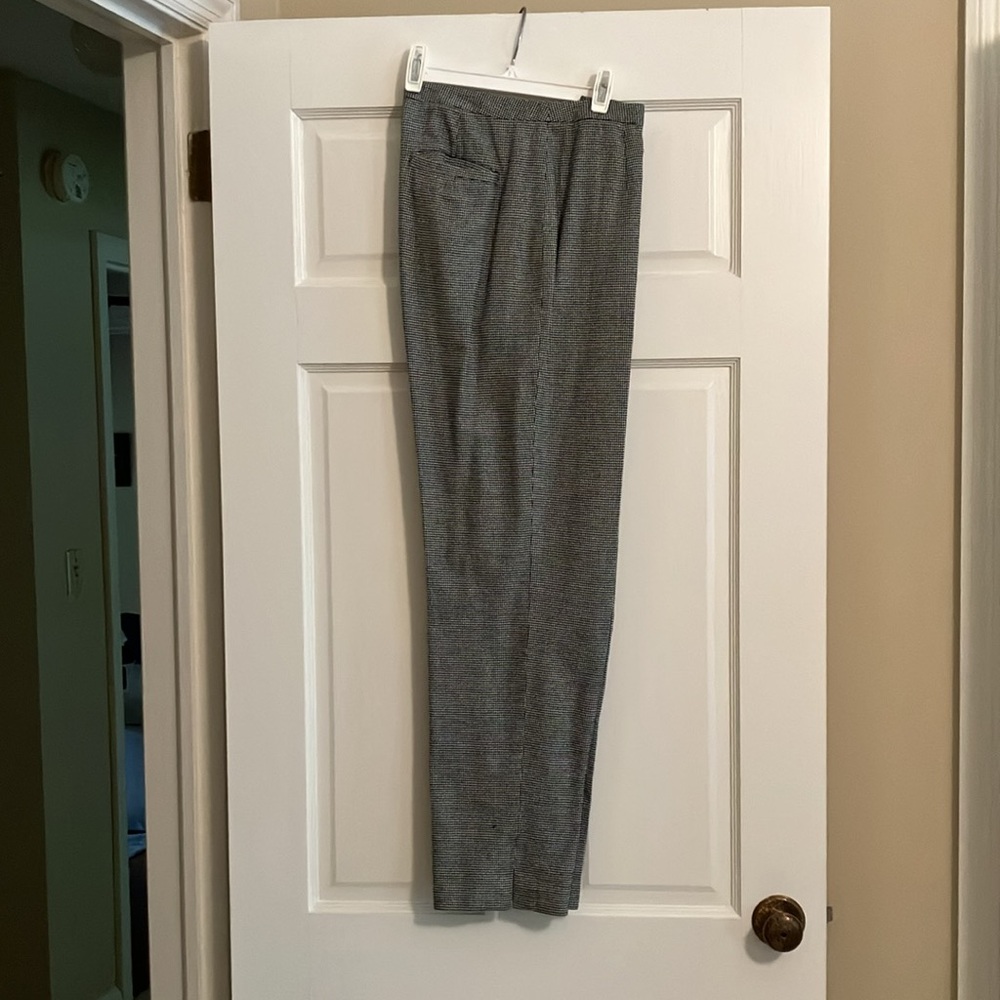 Telluride Clothing Company Classic Black Cream Houndstooth Women's Pants size 6